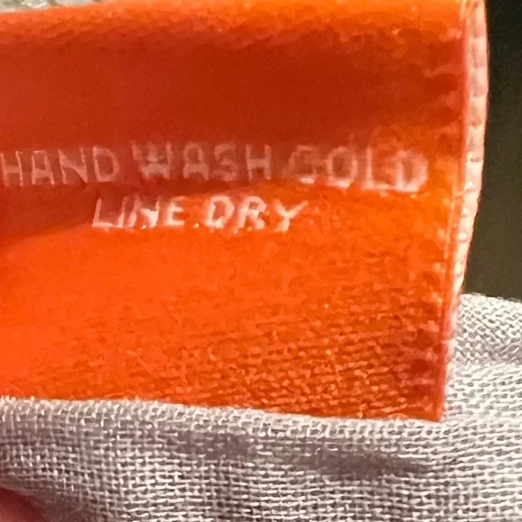 OLIPHANT RUFFLE COLLAR BUTTON MAXI - PIXIE GREY/Hand painted gold- Sz. L - NWT - Picture 9 of 14